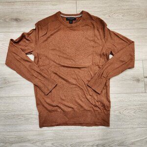 Banana Republic Silk Linen Blend Crewneck Sweater, M, Copper